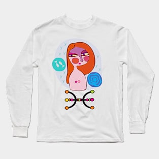 Pisces Zodiac Sign Long Sleeve T-Shirt